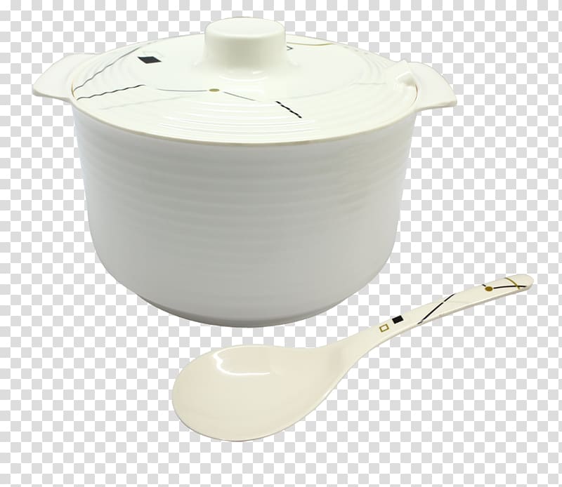 Product design Ceramic Lid, Spoon RICE transparent background PNG clipart