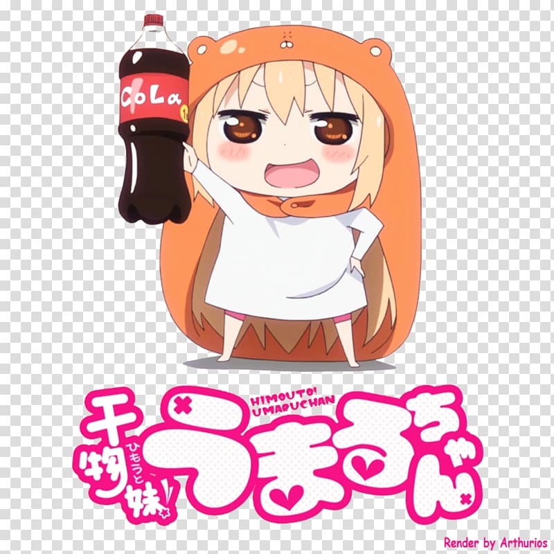 Himouto! Umaru-chan Anime Fan art Please Tell Me! Galko-chan, Anime transparent background PNG clipart