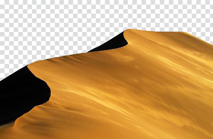 Sand Desert Gold, Dark corner of golden sand transparent background PNG clipart
