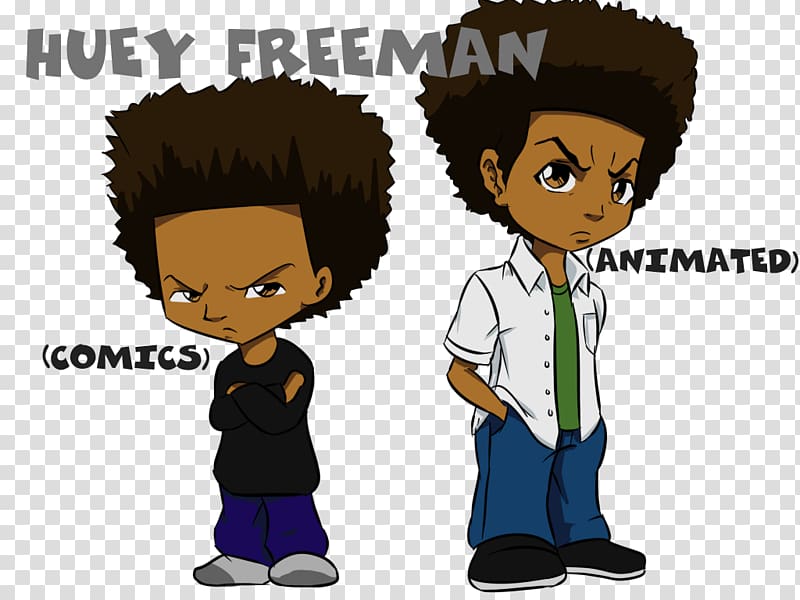 Huey Freeman Riley Freeman The Boondocks Comic strip, Free man transparent background PNG clipart