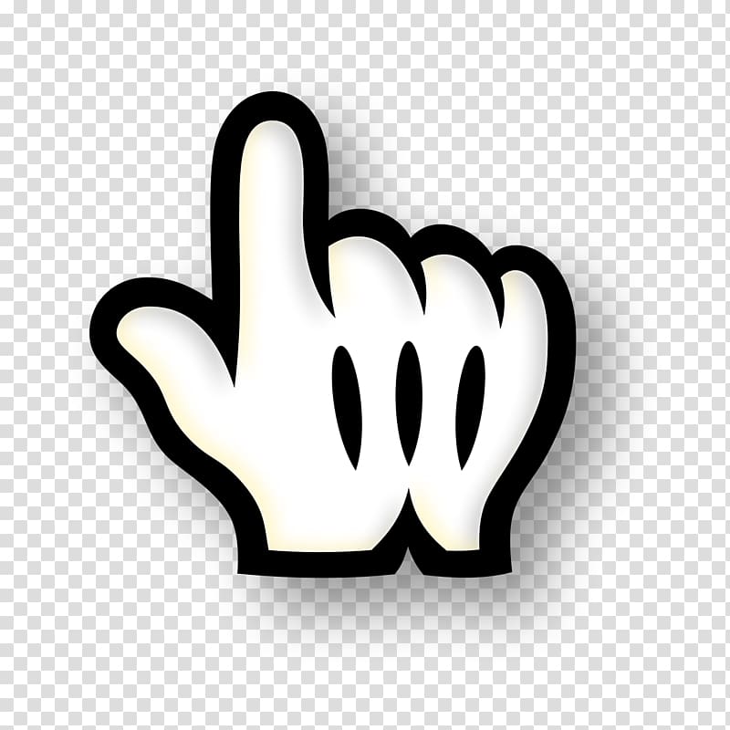 white glove illustration, Mickey Mouse Epic Mickey Computer mouse Pointer Macintosh, Mouse Cursor transparent background PNG clipart