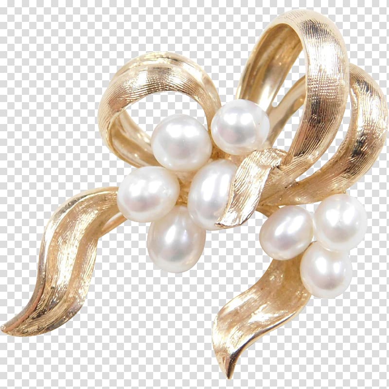 Pearl Earring Body Jewellery Brooch Material, Jewellery transparent background PNG clipart