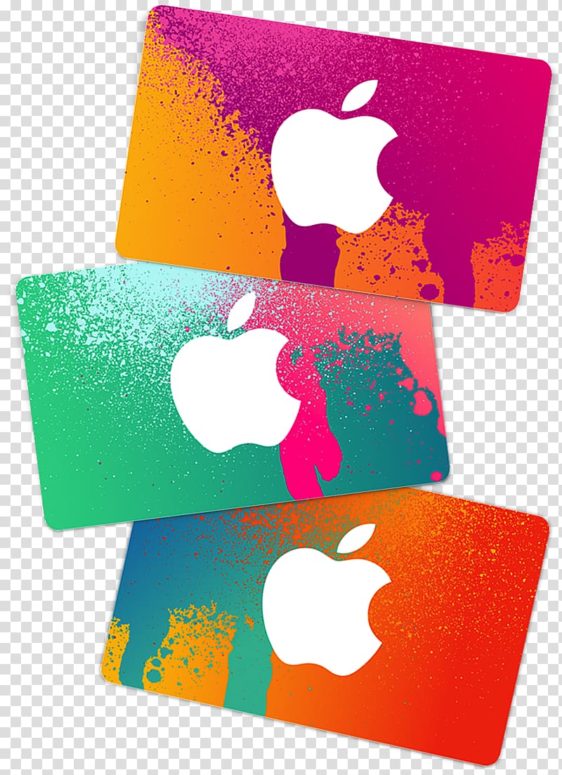 Gift card iTunes Store Apple, card transparent background PNG clipart